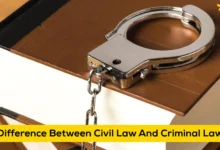 difference between civil law and criminal law