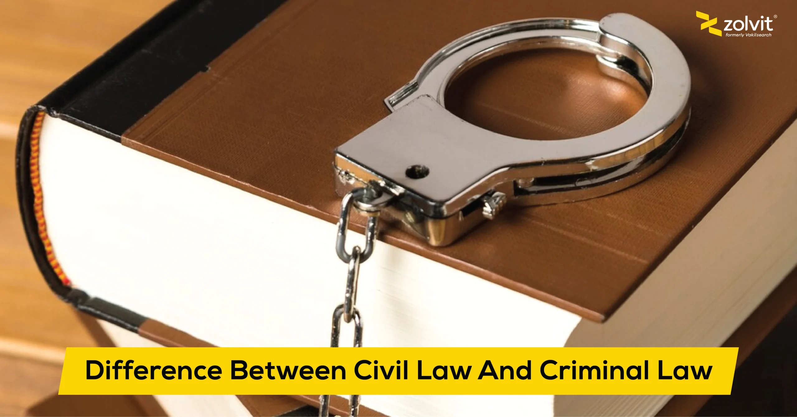 difference between civil law and criminal law